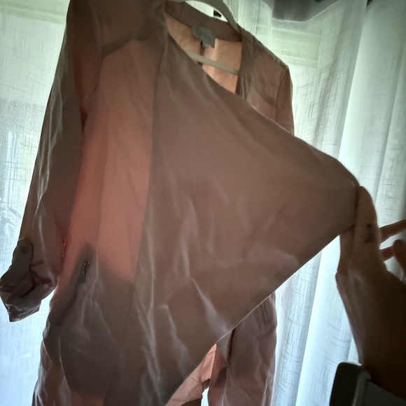 [M] Dusty Rose Dalia Open Front Jacket - Picture 6 of 7